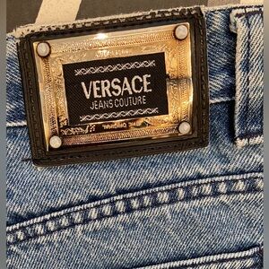 Versace Vintage Jeans Couture Denim 90’s Size 30 Waist